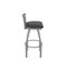 Holland Bar Stool Co OD411 Jackie Low Back Stainless Steel 25 Swivel Outdoor Counter Stool with Breeze Graphite Seat OD41125SSOD003 - alternate 4